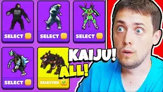 Kaiju Run - ALL KAIJU UNLOCK - MAX LEVEL