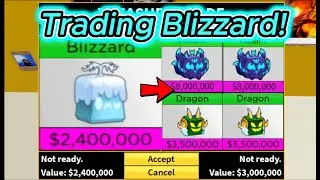What Do People TRADE For BLIZZARD? Trading Blizzard In Bloxfruits! *Updated*
