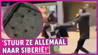 Absolute held overmeestert mafkees met hakbijl in winkelcentrum!