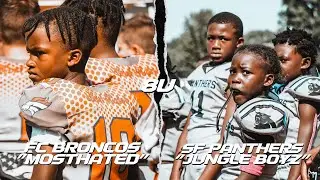 ONE OF THE BIGGEST CITY RIVALRIES 8U SEASON OPENER !! MOST HATED FC BRONCOS VS SF PANTHERS ! #ayf