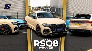 Audi RSQ8 gets a full Car Wrap in Gloss Sand Brown by Arlon! |  Autowrap Manchester