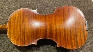 SOLD Violin #484 BEAST Mode Guarneri model violin For SOLD