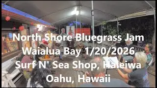 North Shore Bluegrass Jam, Surf N' Sea Shop, Haleiwa, Oahu, Hawaii - 01/20/2026