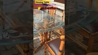 wooden dining table set