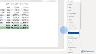 More Matrix (visual) formatting in Microsoft Power BI