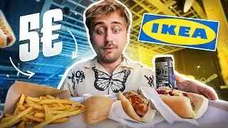 Je DÉVALISE le SNACK IKEA avec 5€ 🤯 (Hot Dogs, Panzerotti, Frites...)