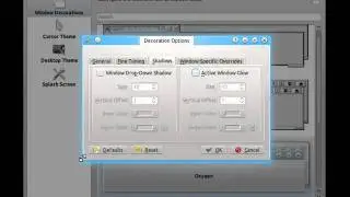 How to remove windows border drop shadow in KDE
