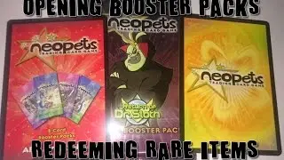 Opening Neopets Ultra Rare TCG Dr Sloth cards and Redeem items