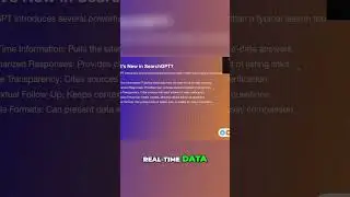SearchGPT  ChatGPT's Game Changing Upgrade! Real Time Data & Sources!