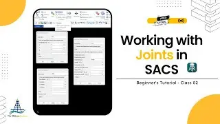 Adding JOINTS in Bentley SACS | SACS Tutorial for Offshore Structures | Class 2