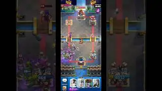 La mejor jugada de la partida en 9523 copas en Clash Royale