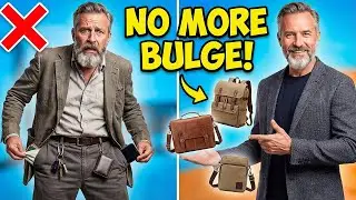 Stop Stuffing Your Pockets: 3 Essential Bags Every Man Over 50 Needs
