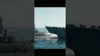 Warship and Submarine Surface Collision
