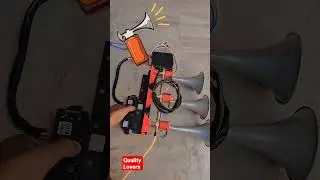 Promo 3 Pipe Air Pressure Horn | 24 Sound With Piano Switch | 2023