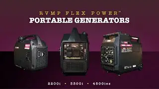 RVMP Flex Power&trade; Portable Generators - 2200i, 3300i, and 4500ies models