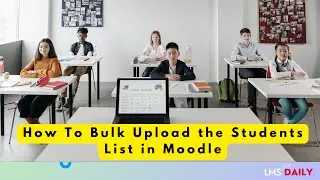 How to bulk upload students list in Moodle #moodle #education #elearning #student #teacher #edtech