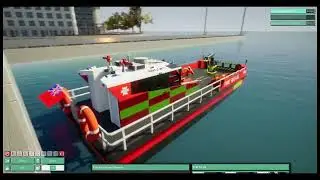 Exploring a modded island in brick rigs.