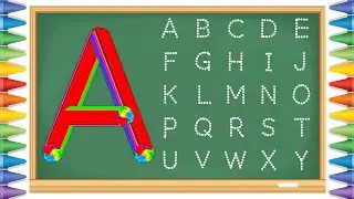 [알파벳 놀이] 유아와 어린이를 위한 ABCD 대문자 A부터 Z까지 쓰기 | Kids Alphabet A to Z | abc song | a for apple | abcd song