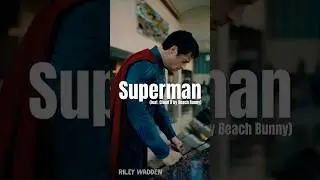 Superman - Music Video Edit (feat. Cloud 9 by Beach Bunny) #superman #supermanedit #dc #jamesgunn