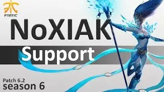 FNC NoXIAK : Janna  vs Thresh |  Support | EU LOL | Patch 6.2