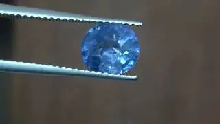 1.90ct Natural Ceylon blue sapphire round shape Precious Gemstone