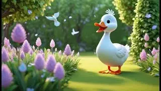 Goosey Goosey Gander Lavender Walk | English Nursery Rhyme | Kids Songs | Baby Music