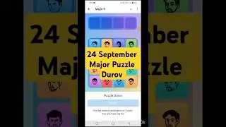 23 September Major puzzle durov Solved Today |Major Daily combo card 23 September