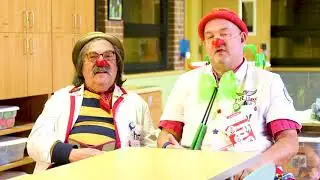 Professional Clowns Visit PEDS Patients