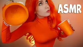 АСМР 🧡 ОРАНЖЕВЫЕ ТРИГГЕРЫ  ДЛЯ 99,9% МУРАШЕК и СНА 🍂🍊ASMR Orange Triggers for sleep and tingles 🎃