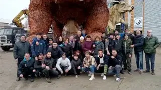I carristi di Cento Carnevale d’europa 2025: ecco ‘I Ragazzi del Guercino'