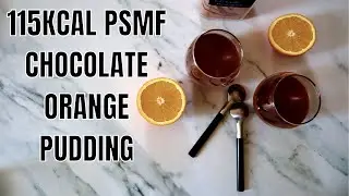PSMF CHOCOLATE ORANGE PUDDING! EGG WHITE KETO CHOCOLATE PUDDING!