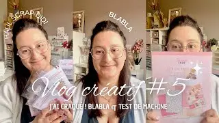 VLOG CREATIF #5 J'AI FAIT UNE FOLIE, HAUL SCRAP DIDI #scrapbooking #scrap
