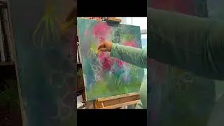 Part 1&hellip;Something new and different! #indianaartist #art #painting #acrylicpainting #flowers