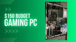 $150 Budget Gaming PC Build | First Time Working Inside a PC | Optiplex for Steam Iracing