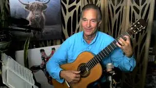 A minor study rest stoke thumb for Casandra and my other students of Classical guitar.