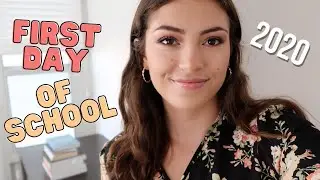 FIRST DAY OF ONLINE SCHOOL 2020 VLOG + GRWM