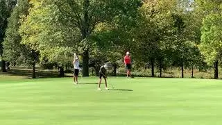 Eagle on #11 at Jester Park Golf