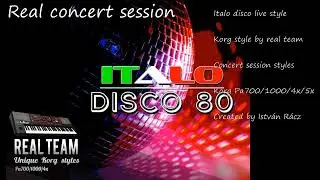 Korg Pa700/1000/4x/5x st&iacute;lusok (Italo disco live style)