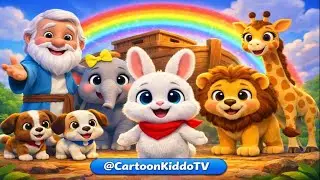 Noah&rsquo;s Rainbow Rescue 🌈 | 3D Christian Nursery Rhyme for Kids | Noah&rsquo;s Ark Song