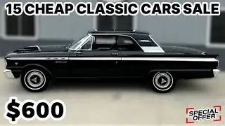 15 Old Cars for Sale Cheaply by Owners