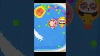 Find something on swimming pool #babybus #shorts #short  #shortvideo