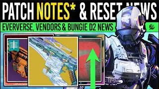 Destiny 2: BIG PATCH NOTE* & EVERVERSE RESET! Boost EVENT, Bungie Update & Rewards (10th March)