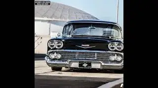 BIG...BLACK...BOLD...Restomod 1958 CHEVY IMPALA!!