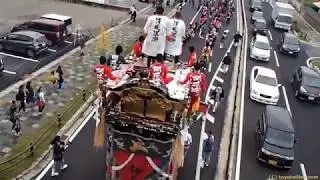 挙母まつり 町内曳き 竹生町(2) 2017年