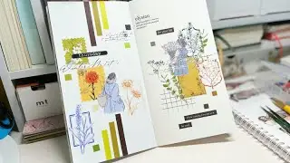 Shachihata & The Washi Tape Shop | ASMR Journaling | Season's Symphony