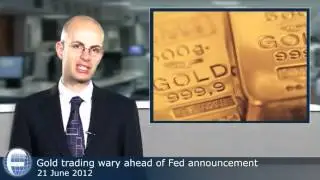 Gold trading wary ahead of Fed announcement
