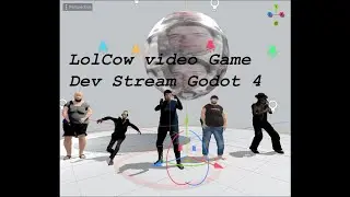 Working on the lolcow video game in Godot 4