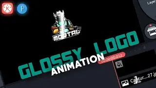 Make A Glossy Logo Animation In Kinemaster | E Steps