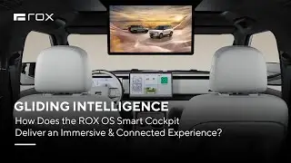 How does the ROX OS smart cockpit create an immersive and connected experience for users?