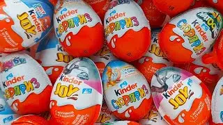 Kinder Joy - ASMR video with kinder joy - Satisfying Video Kinder Surprise Eggs ASMR Opening